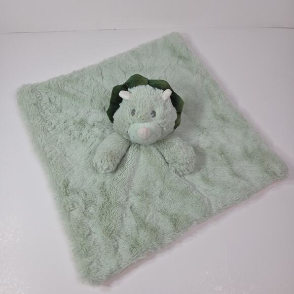 Kellytoy Triceratops Dinosaur Plush Lovey 14 Inch Baby Security Blanket Toy - Picture 1 of 14